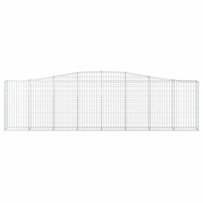 Cestas De Gaviones 25 Uds Forma De Arco Hierro 400x30x100/120cm_3
