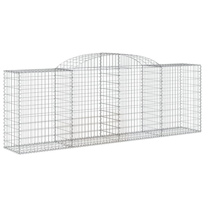 Cestas De Gaviones 25 Uds Forma De Arco Hierro 300x50x100/120cm_2