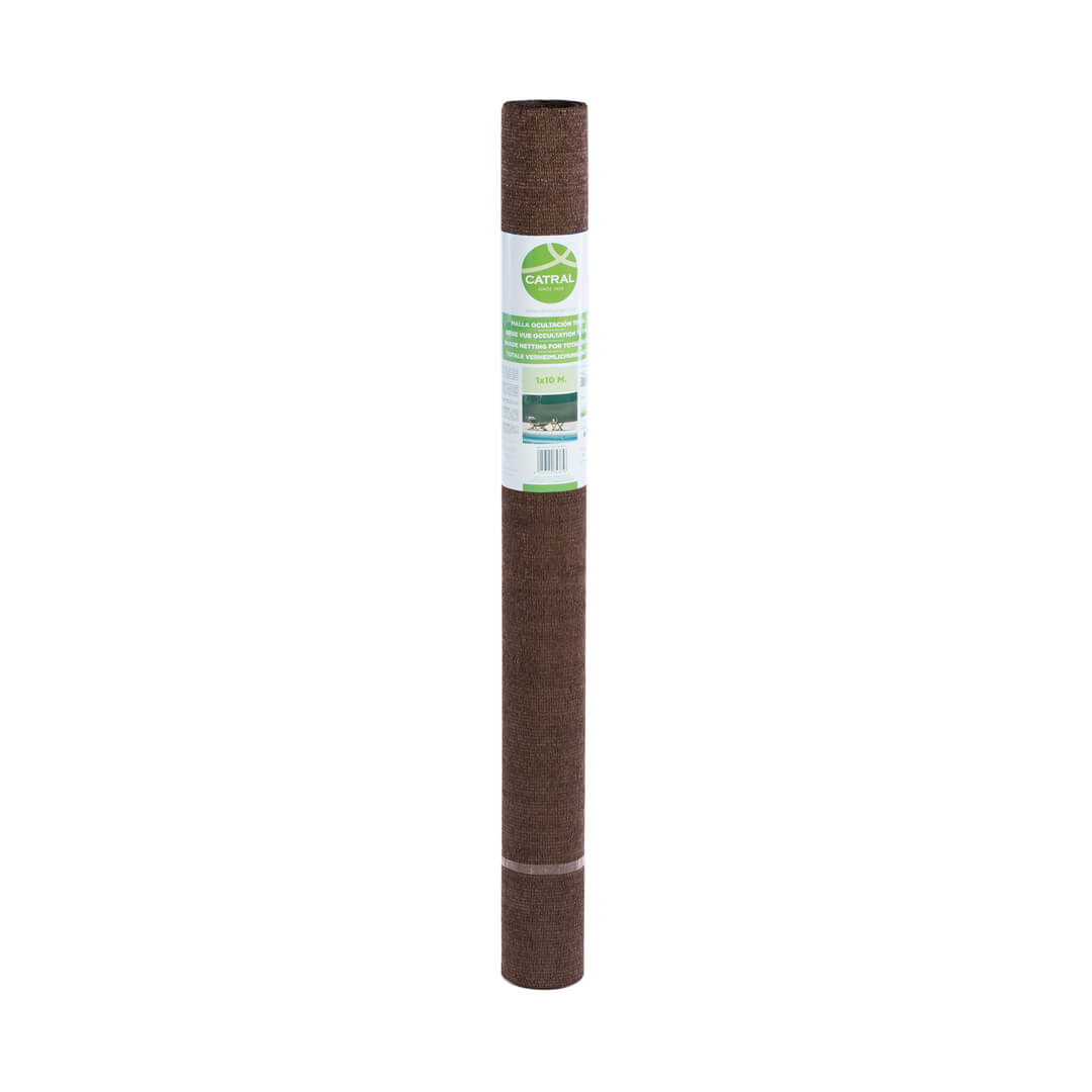 Malla De Ocultación Recynet 120 Gr 1,5x10 M Marrón Nortene_2