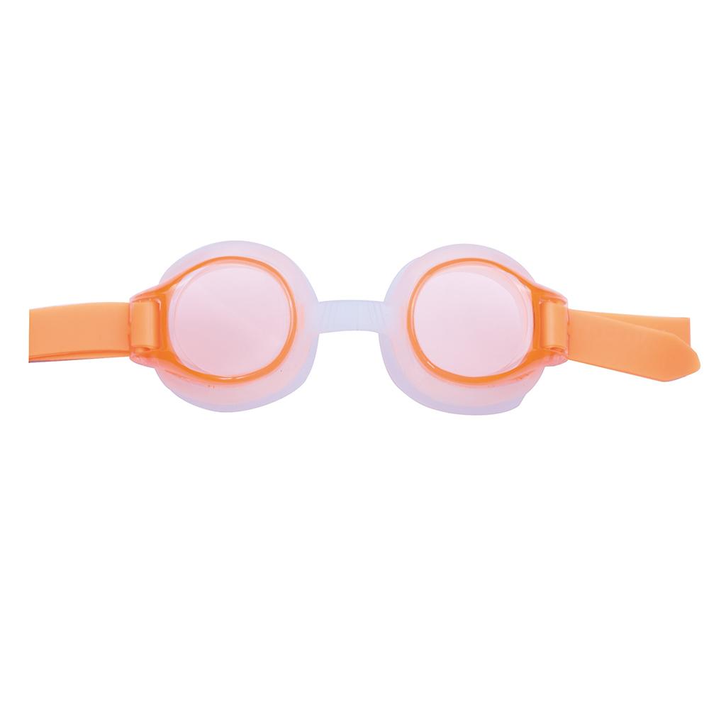 Gafas natación junior FUNNY, doble banda silicona, monobloc