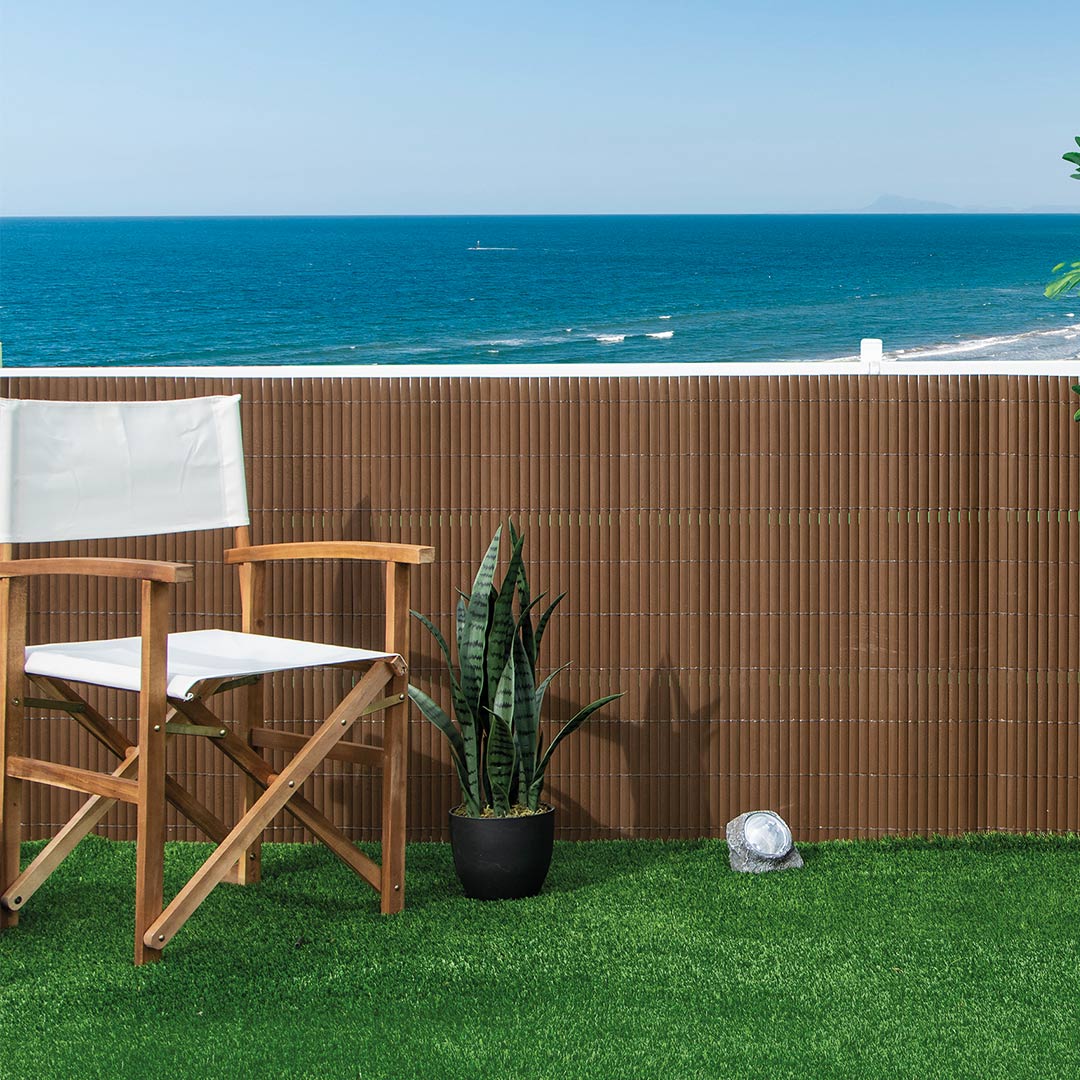 Cañizo Pvc Essential Recycane 20mm Marrón - Cerramiento Ecológico 2x3 M / Multicolor_1
