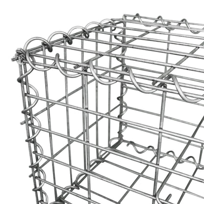 4 Cestas De Acero Galvanizado De Exterior Jaulas Para Decoración 100 X 80 X 30cm_3