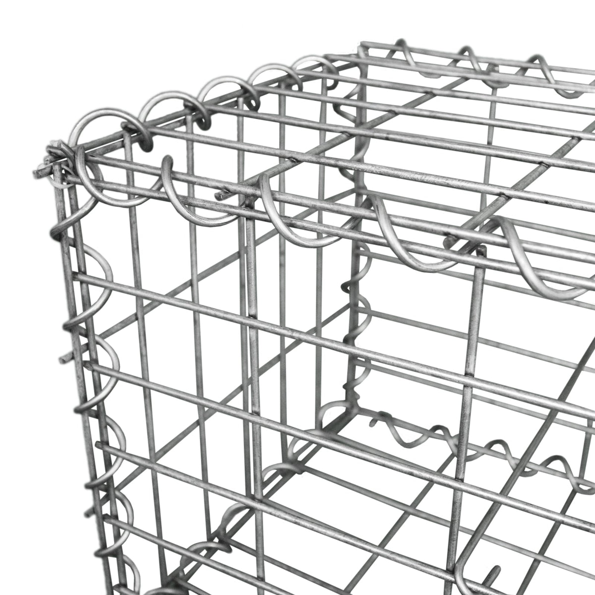 6 Cestas De Acero Galvanizado De Exterior Jaulas Para Decoración 100 X 50 X 30cm_3