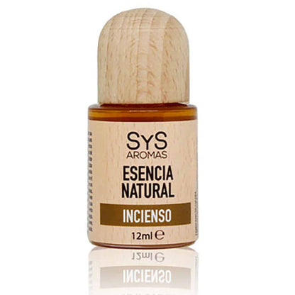 Esencia Natural Incienso SYS Aromas 12 ml | Aroma Amaderado y Especiado | Para Quemadores y Humidificadores_0