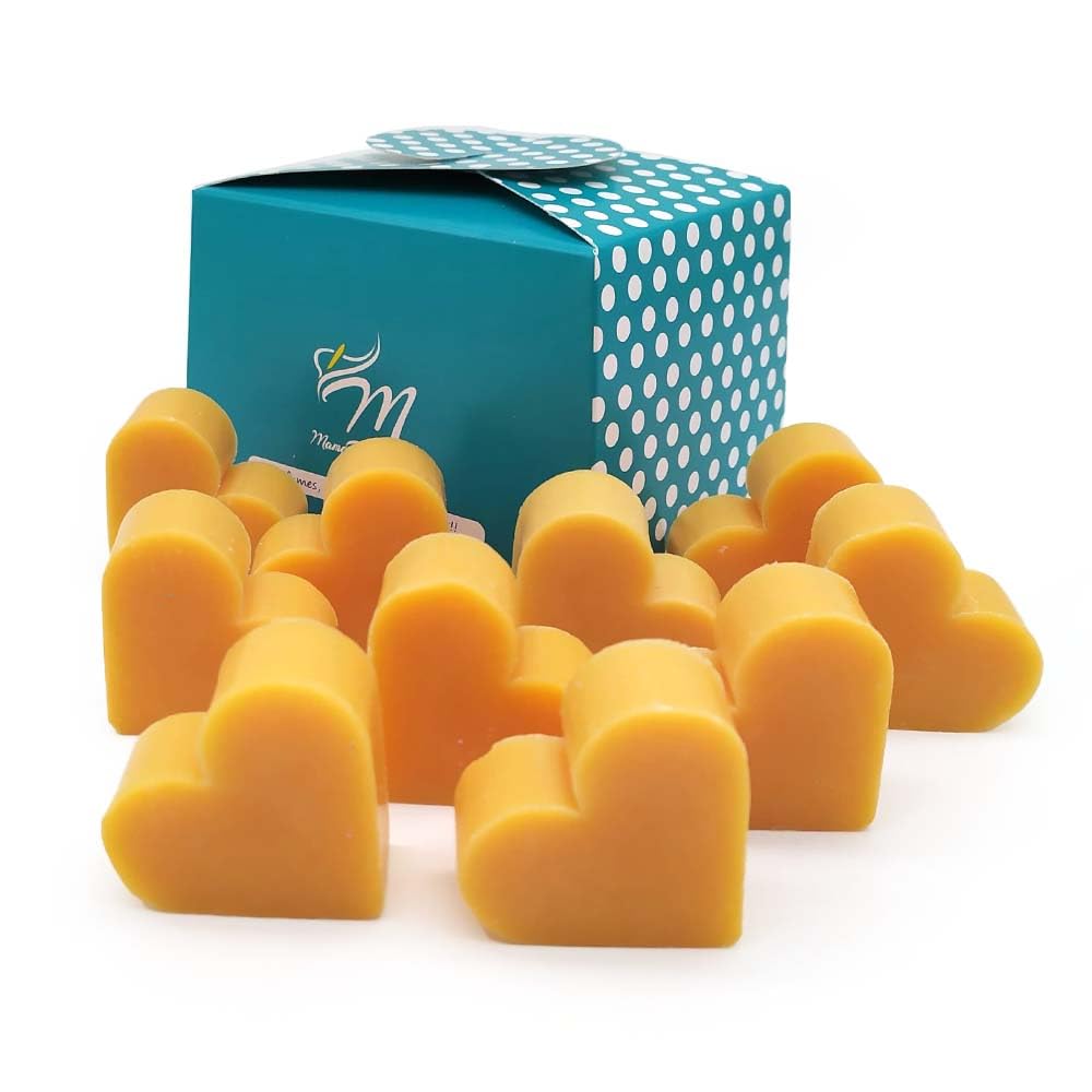 25 Jabones Aromáticos Con Forma De Corazón. Detalle Para Invitados De Eventos . Jabón Glicerina Aroma Naranja Y Jengibre_3