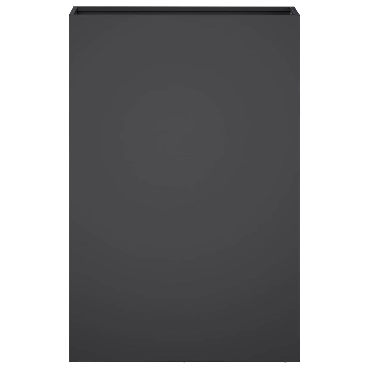 Macetero De Jardín Negro 40 X 20 X 75 Cm Acero Laminado En Frío_2