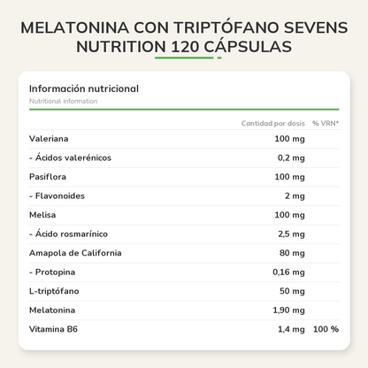 Información nutricional