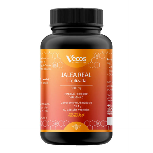 Jalea real liofilizada Vecos 60 capsulas