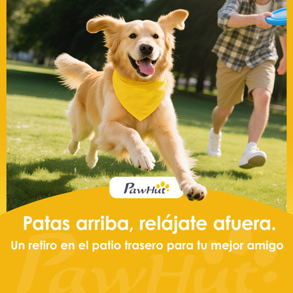 Pawhut Carrito Para Perros Plegable Con Cesta De Almacenaje 77x44x102 Cm Negro_4