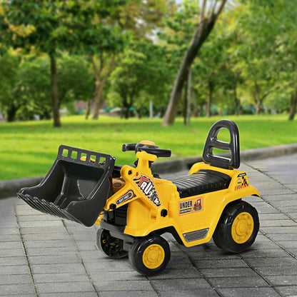 Tractor Correpasillos Homcom Pp, Abs Amarillo 80x26.5x39 Cm 301-058_1