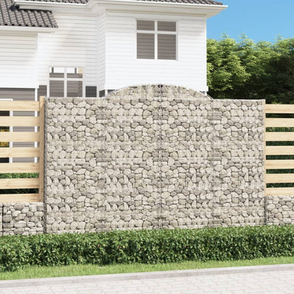 Cestas De Gaviones 10 Uds Forma De Arco Hierro 300x50x200/220cm_1
