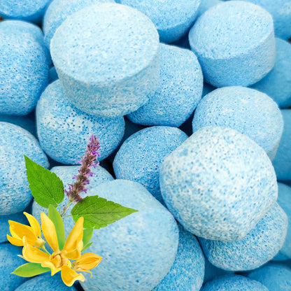 Pack 25 Bombitas Efervescentes. Alivian Pies Cansados, Refrescantes. Pedicuras Y Manicuras - Aroma Ylang-ylang Y Pachuli_4