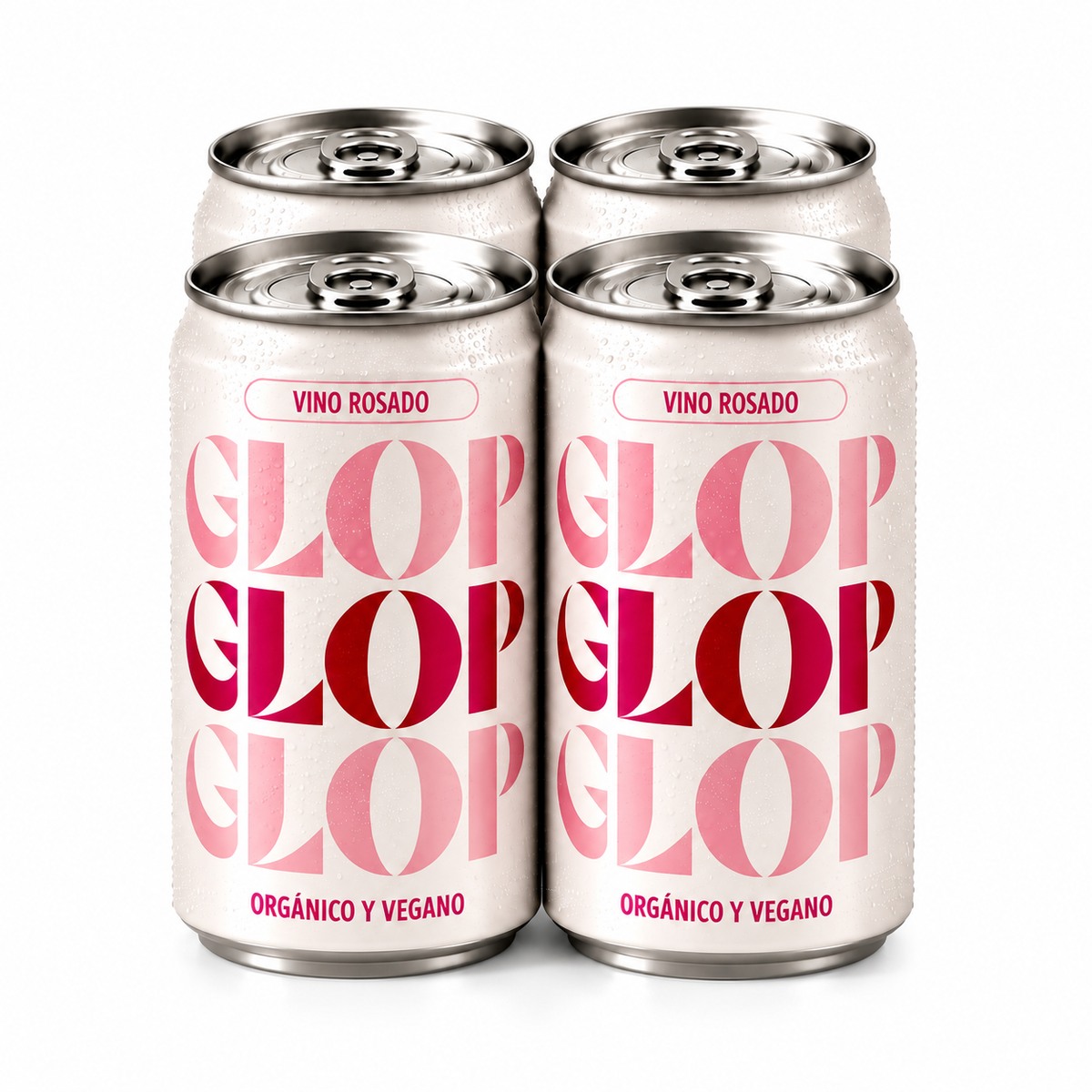 Pack 4 Latas Vino Rosado Eco Vegano Lata 250ml_0
