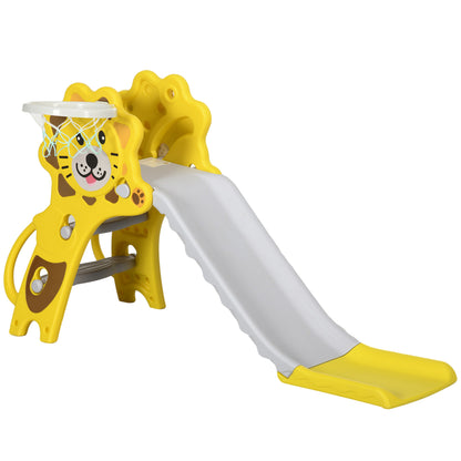 Tobogán Para Niños Aiyaplay Pe, Pp Amarillo 131x50x74 Cm_0