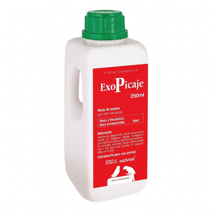 Exopicaje 250ml – Arrancamiento De Plumas En Aves Exóticas (canarios, Loros, Periquitos) – Situaciones De Estrés O Muda_0