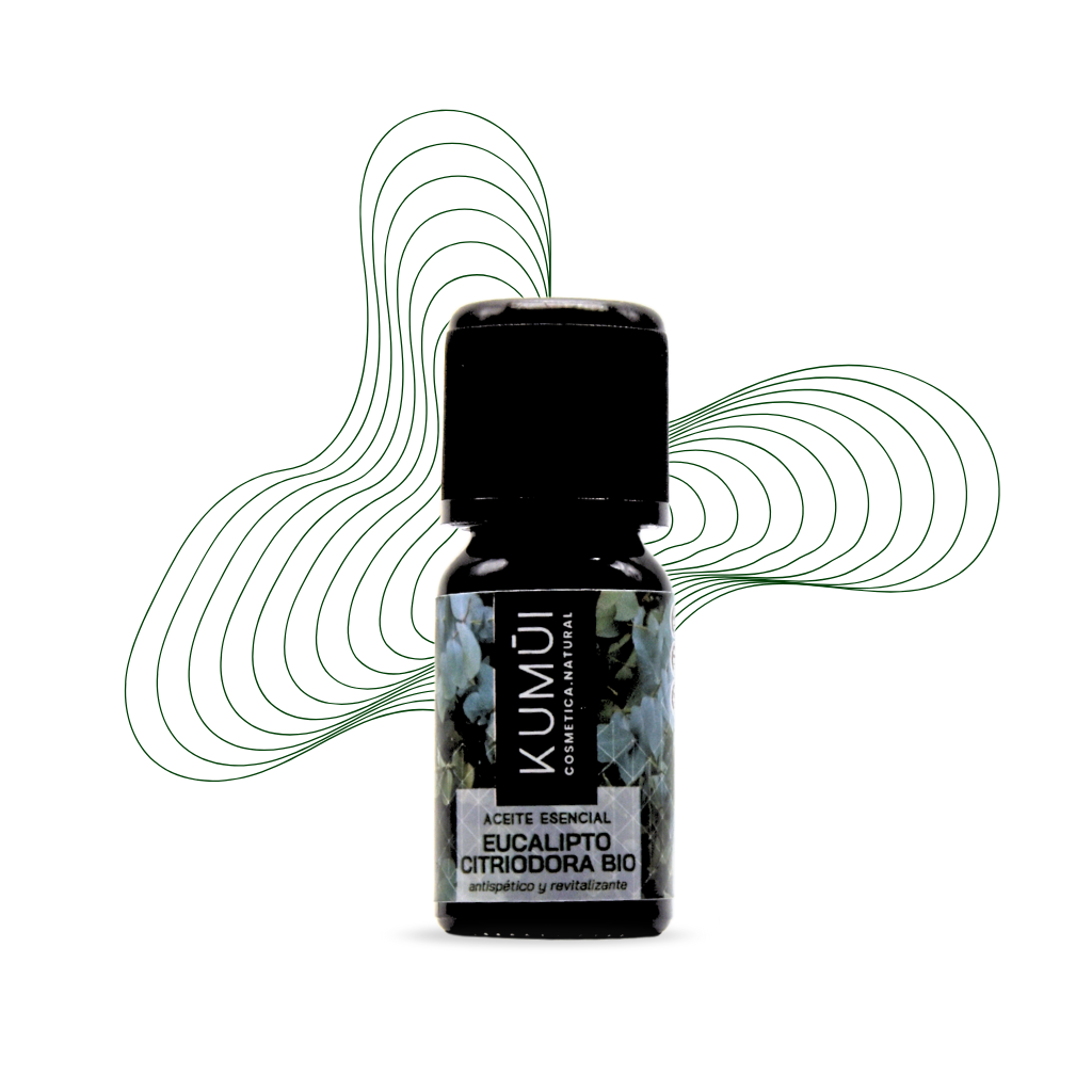 Aceite Esencial Eucalipto Citriodora Bio - Antiinflamatorio, Calmante Muscular y Repelente de Mosquitos KUMUI 10ml_0