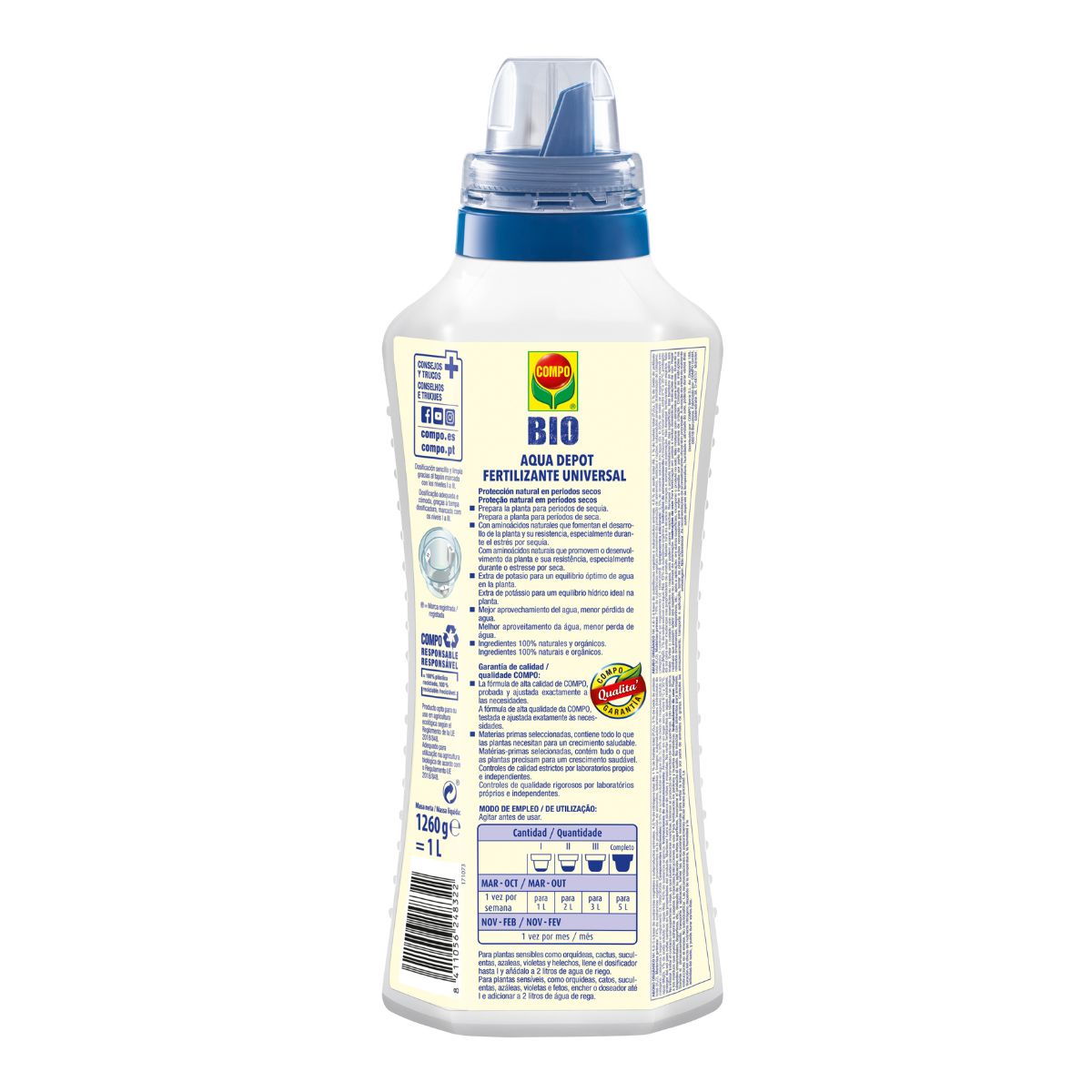Compo Bio Fertilizante Universal Aqua Depot 1 L
