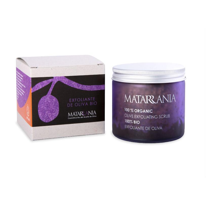 Exfoliante de Oliva aroma café y menta 100% Bio Matarrania 250ml