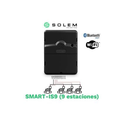 Programador Solem Smart-is 24v 9 Estaciones (wifi/bluetooth) - Riego Inteligente_1