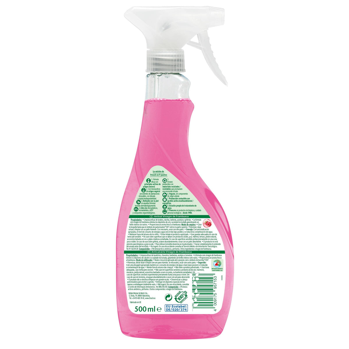 Spray antical frambuesa Frosch 500 ml
