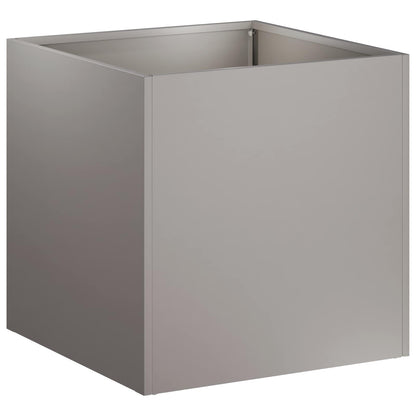 Macetero De Jardín Oxidado 20 X 20 X 20 Cm Acero Oxidado_2