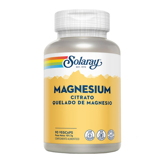 Magnesio Citrate Solaray 90 cápsulas