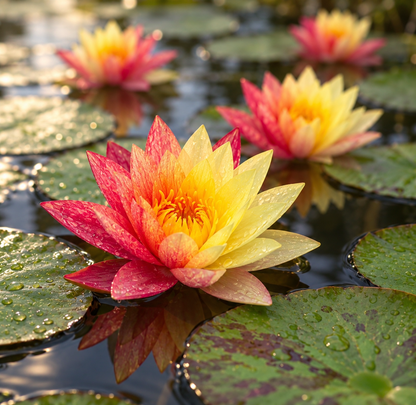 Nenúfar - Nymphaea 'rainbow'_1