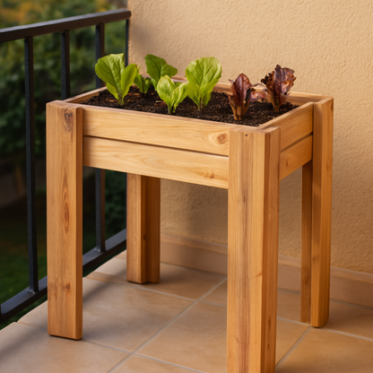 Mesa De Cultivo Hana Profunda 20cm Vidahuerto 80x40x80 Cm._1