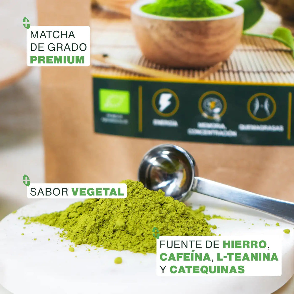 Té Matcha Japonés Premium Bio 200g_3