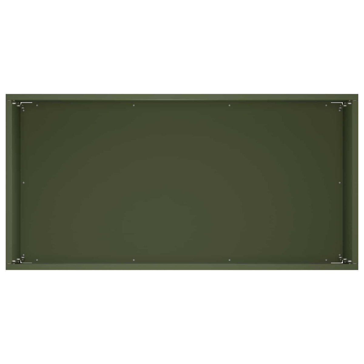 Macetero De Jardín Verde Oliva 60 X 30 X 50 Cm_3