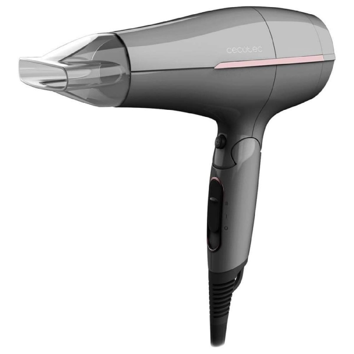 Cecotec Secador De Pelo De Viaje Ionicare Power&go Heaven Grey. 2000w, 2 Temperaturas, 2 Velocidades_1
