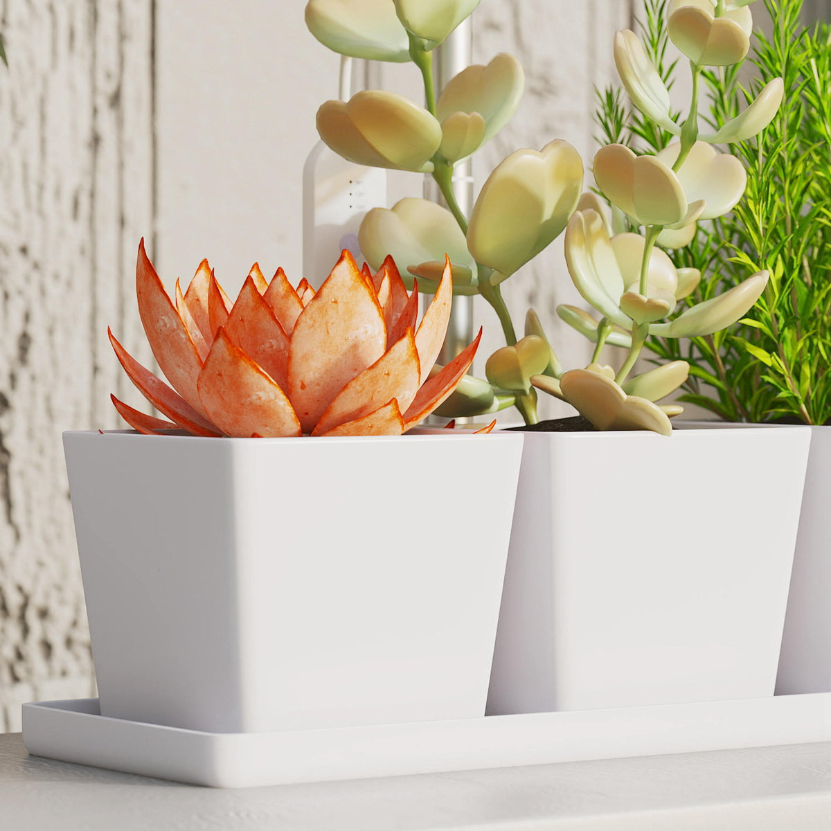 Luz Crecimiento Plantas Outsunny Pp, Aluminio Blanco 31.8x13.4x35.6 Cm 84h-425v90wt_3