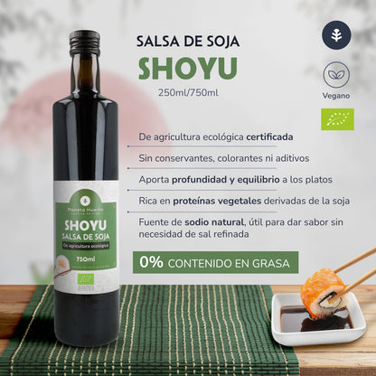Salsa de soja Shoyu ECO Planeta Huerto 250 ml