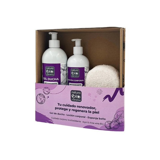 Pack Higiene y cuidado corporal Antioxidante + Obsequio caja regalo NaturaBIO Cosmetics