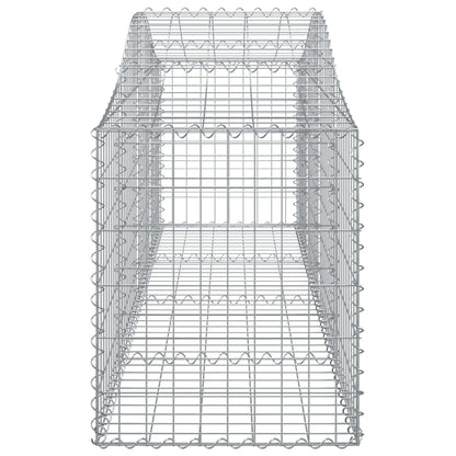 Cestas De Gaviones 30 Uds Forma De Arco Hierro 200x50x60/80 Cm_4