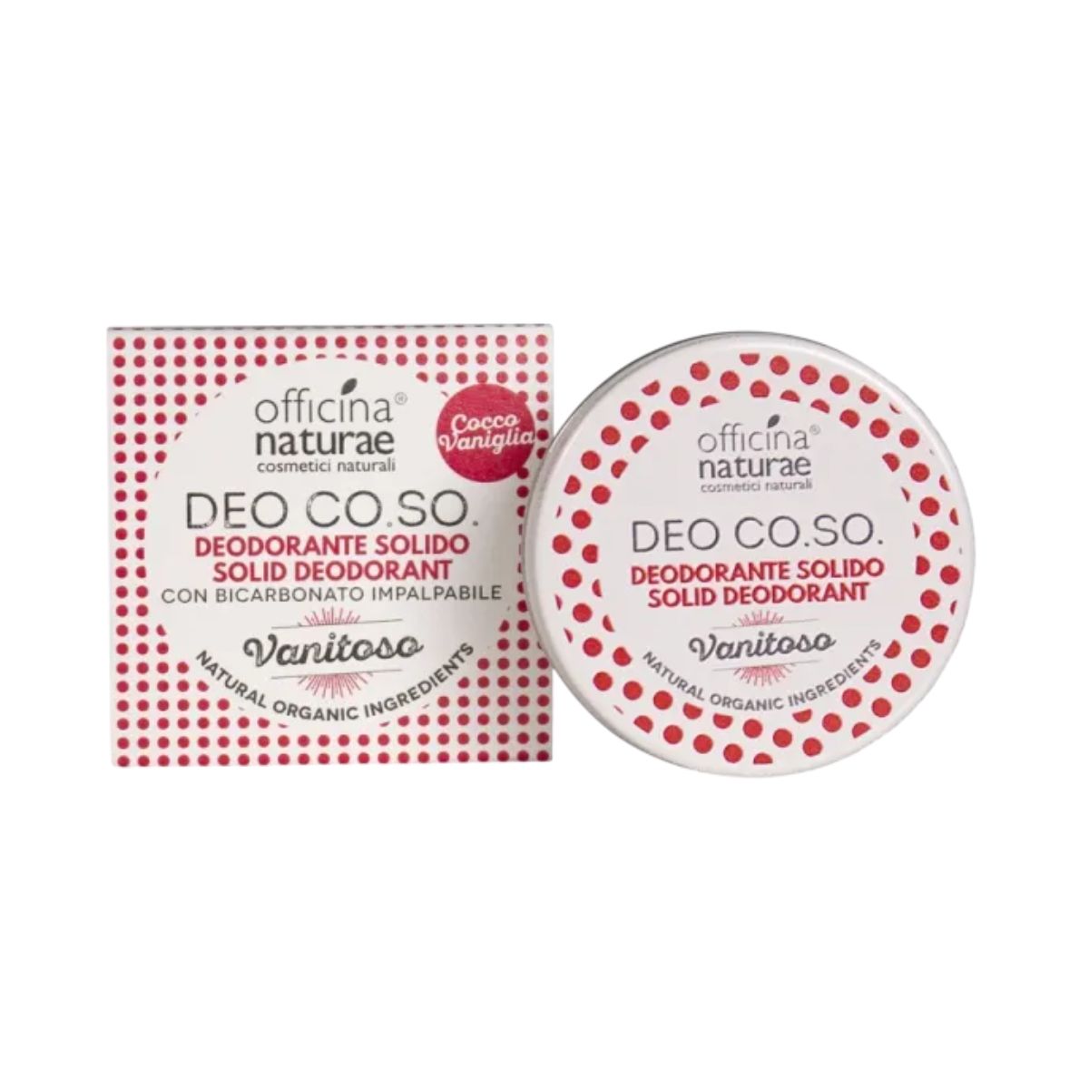Desodorante Sólido Vanity CO.SO. 50 ml Vegan Ecologico Officina Naturae