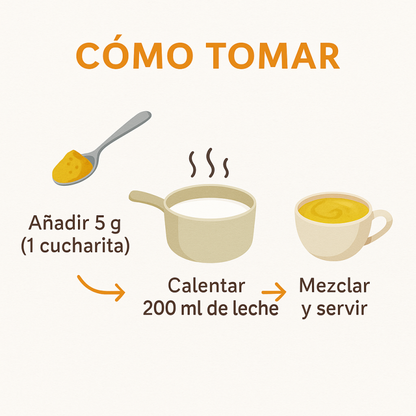 Cúrcuma Chai Latte Eco 100g – Mezcla Natural Con Cúrcuma, Coco Y Especias Ecológicas | Antiinflamatorio Natural_1