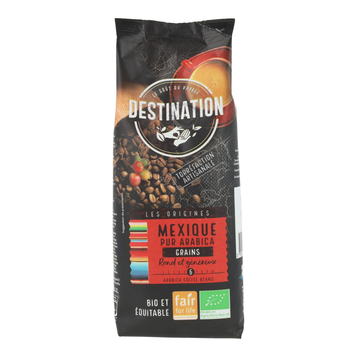Café en Grano México Chiapas 100% Arábica Bio Destination, 250g