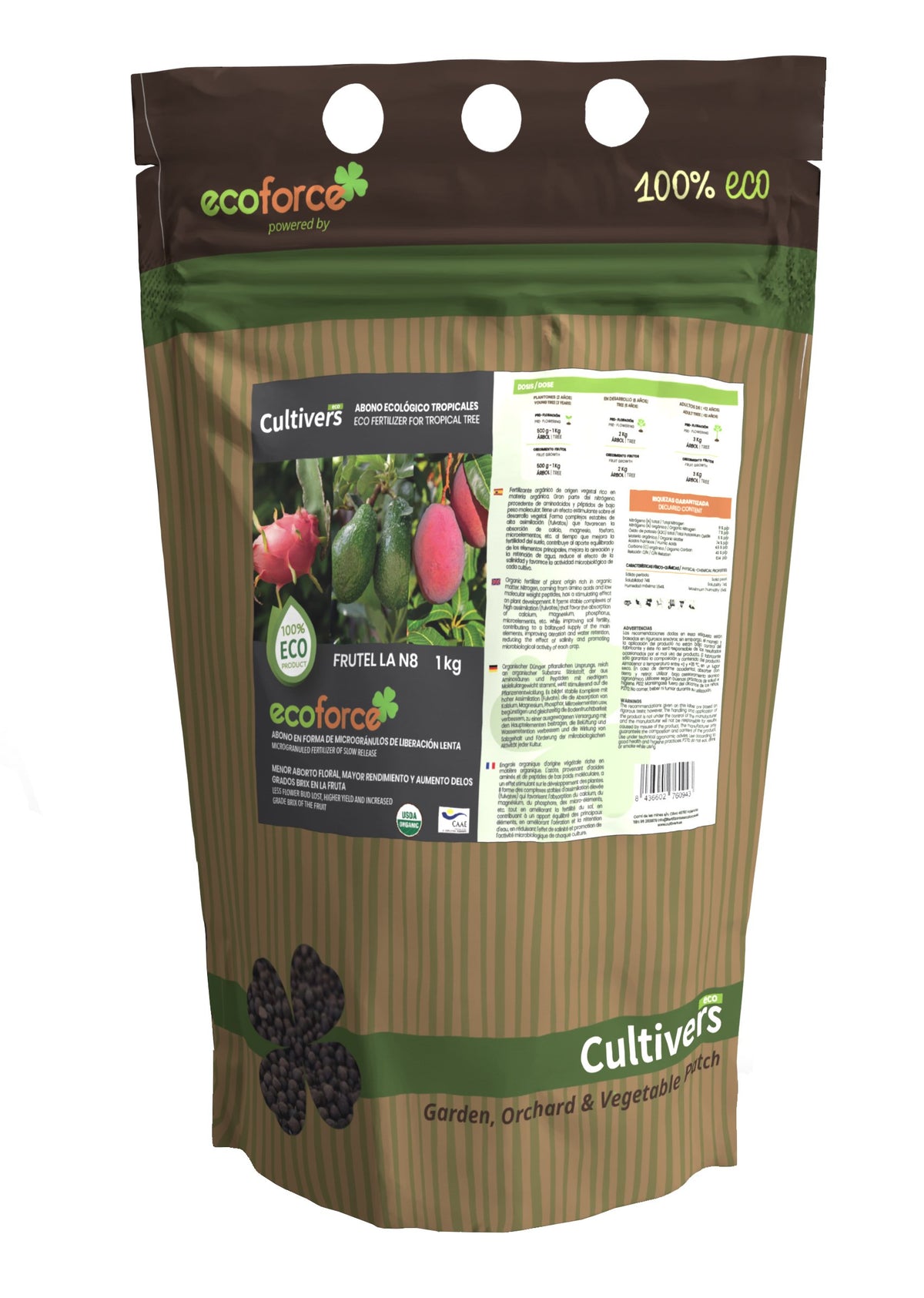 Abono Tropicales Ecológico Cultivers 5 Kg_0