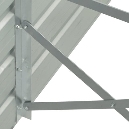 Arriate De Acero Galvanizado Marrón 400x80x45 Cm_4