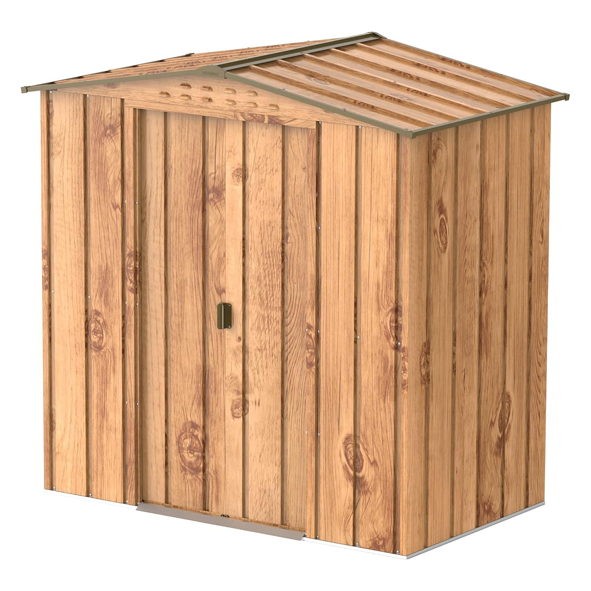 Duramax - Caseta Jardín - Top Venus 6x4 - Metal - Color Imitación Madera_0
