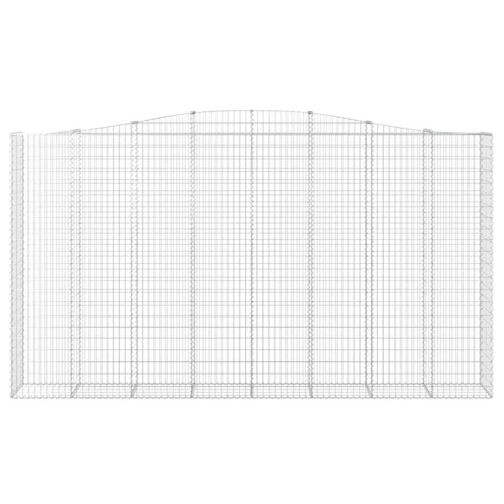 Cestas De Gaviones 3 Uds Forma De Arco Hierro 400x50x220/240 Cm_3