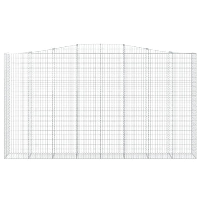 Cestas De Gaviones 7 Uds Forma De Arco Hierro 400x50x220/240 Cm_3