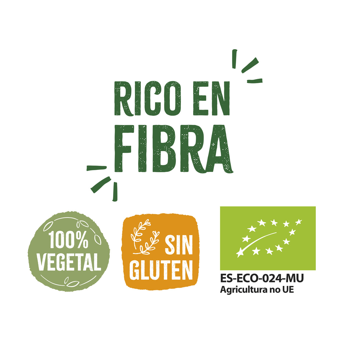 Packs 2 uds Copos de Trigo Sarraceno BIO Sin Gluten Naturgreen 2 uds de 250 g