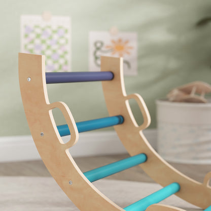 Triángulo De Escalada Aiyaplay Madera Contrachapada Azul 193x74.5x38 Cm 331-103v00bu_4