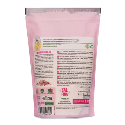 Pack 2 uds Sal rosa del Himalaya fina Naturgreen 1 kg