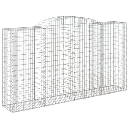 Cestas Gaviones 15 Uds Forma De Arco Hierro 300x50x160/180 Cm_2