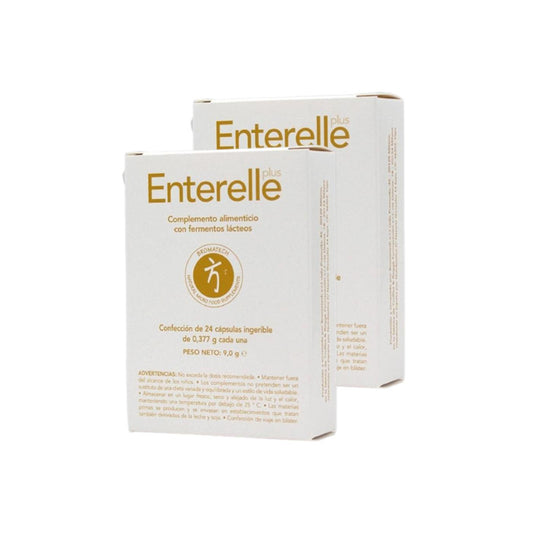 Pack 2x Enterelle plus Probiótico Bromatech 24 cápsulas