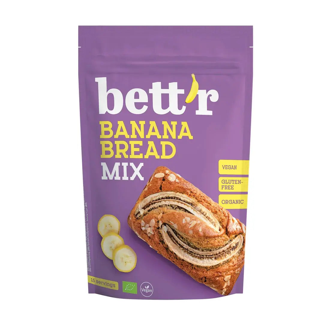 Preparado Para Banana Bread Sin Gluten Bett'r 300g Bio_0
