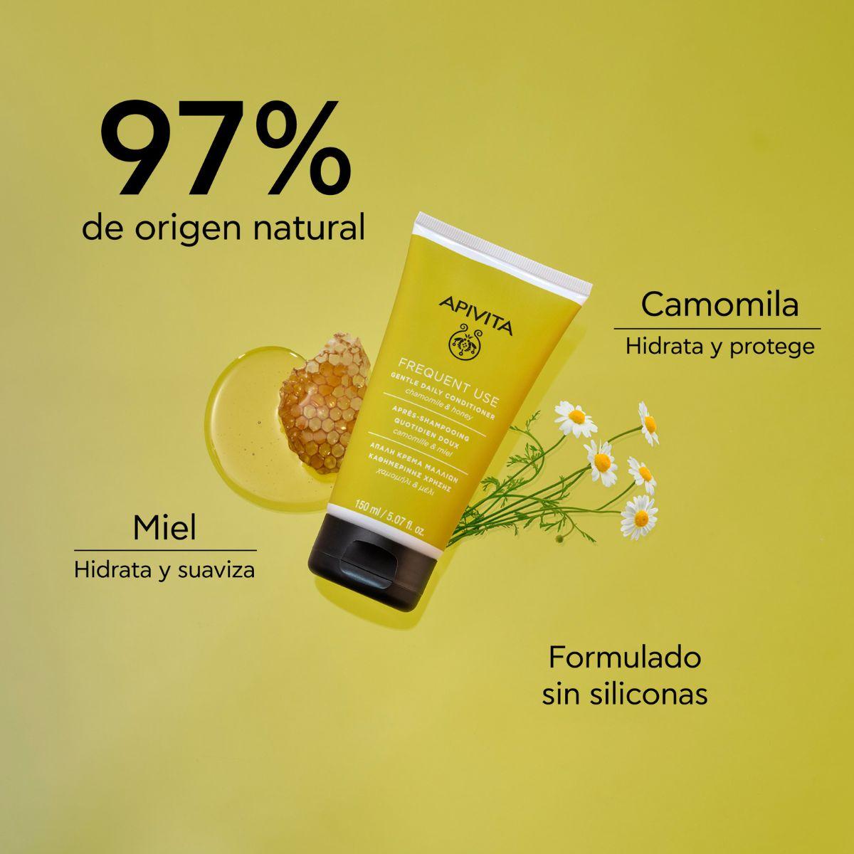 Acondicionador Keratin Repair con camomila y miel,  APIVITA 150 ml